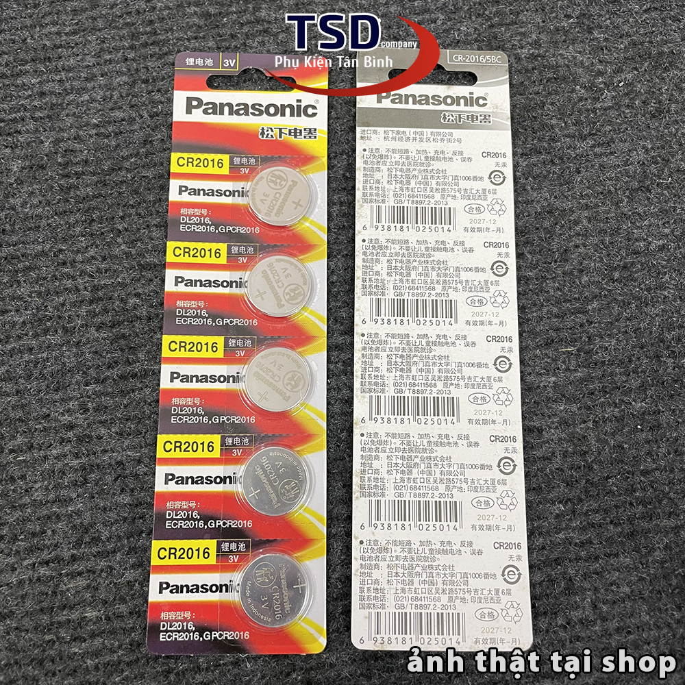 Pin Cmos Panasonic CR2016 Lithium 3V Chính Hãng
