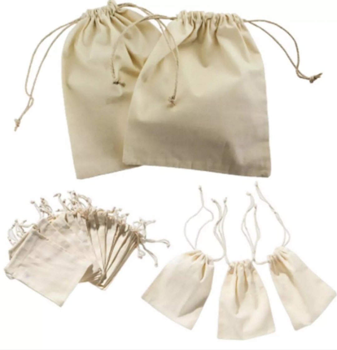 [HCM]Túi vải cotton mộc đựng đồ tiện ích (thực phẩm qùa tặng....)
