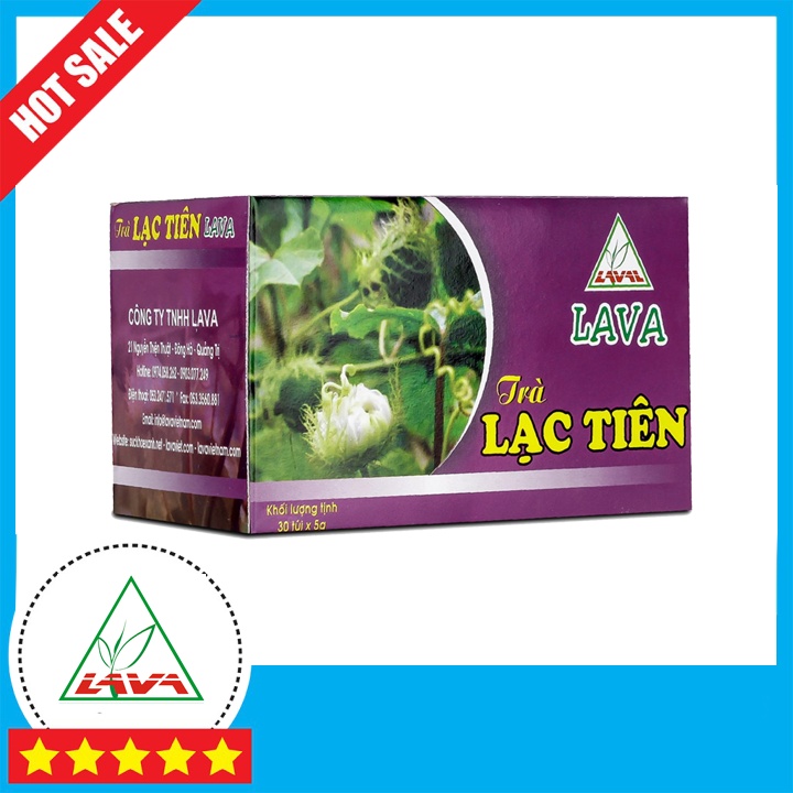 Trà Lạc Tiên Lava - Dành Cho Người Mất Ngủ (hộp 30 túi lọc)