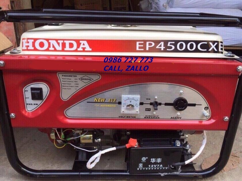 Máy phát điện Honda EP4500CX, máy phát điện honda thái lan ( đề nổ)