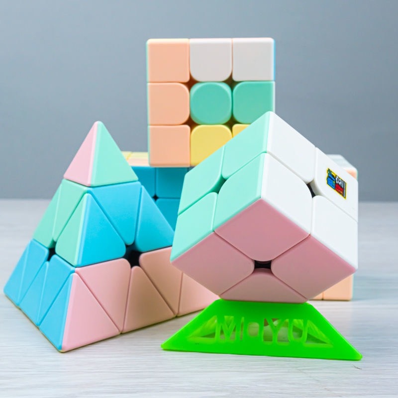 Rubik 3x3 Giá Rẻ Có 2x2 4x4 5x5 Macaron - Pyraminx