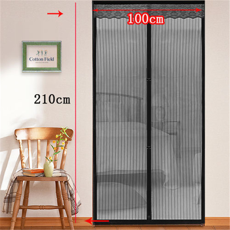 Rèm cửa nam châm chống muỗi Magic Mesh, Rèm lưới chống côn trùng có nam châm dán tự động