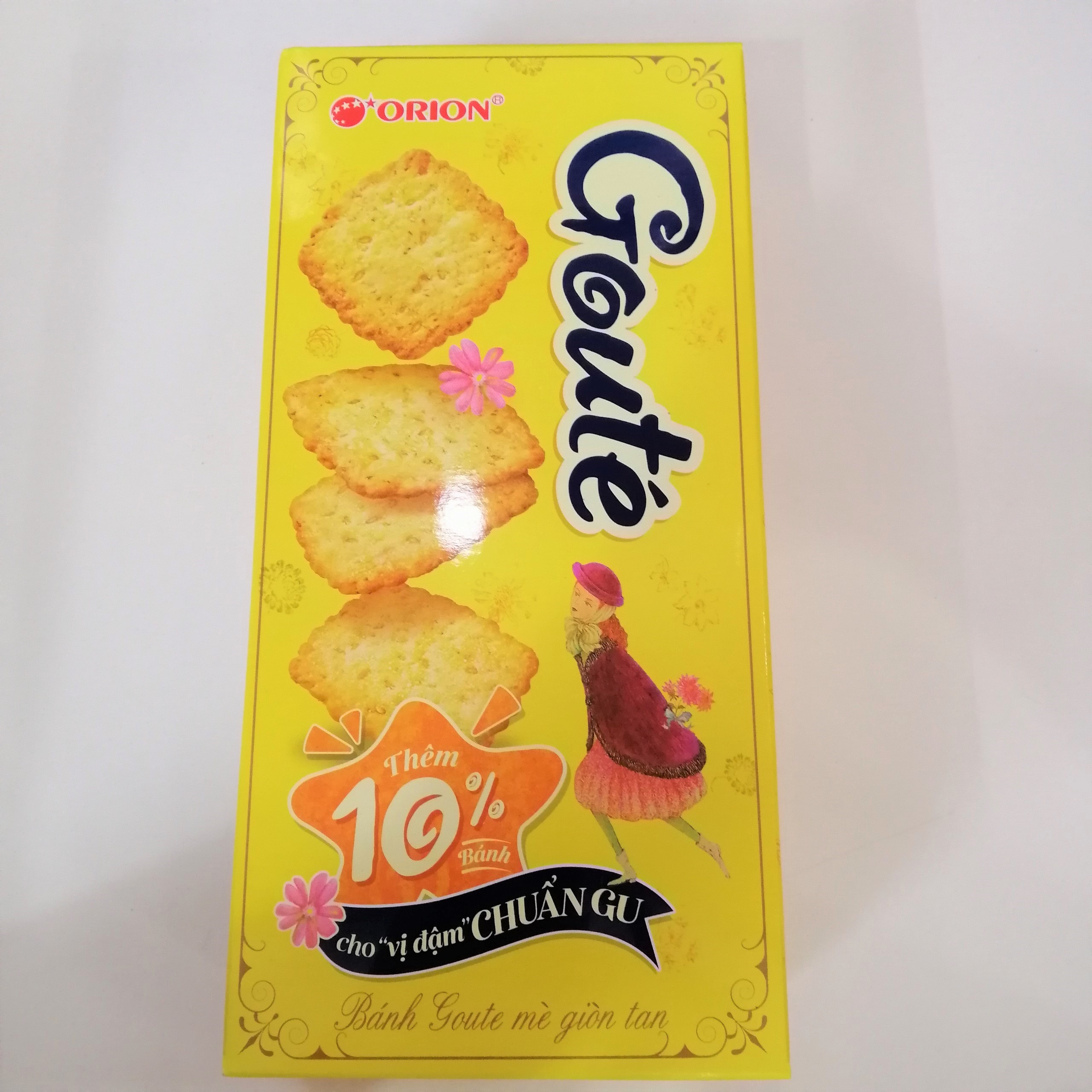 Bánh Goute Orion Mè Giòn Tan (Hộp 158.4g)
