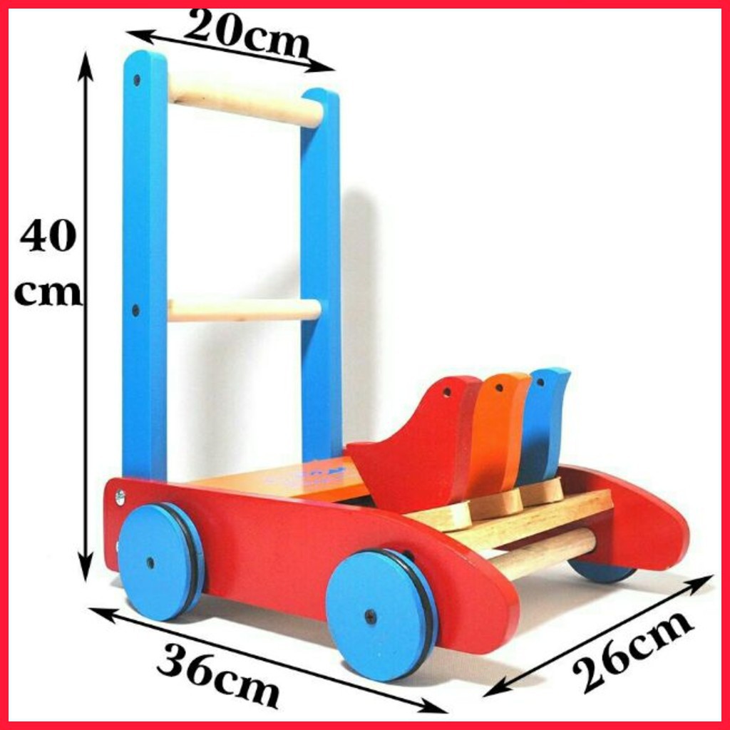 Xe tập đi bằng Gỗ Cho Bé (Rẻ Vô Địch)