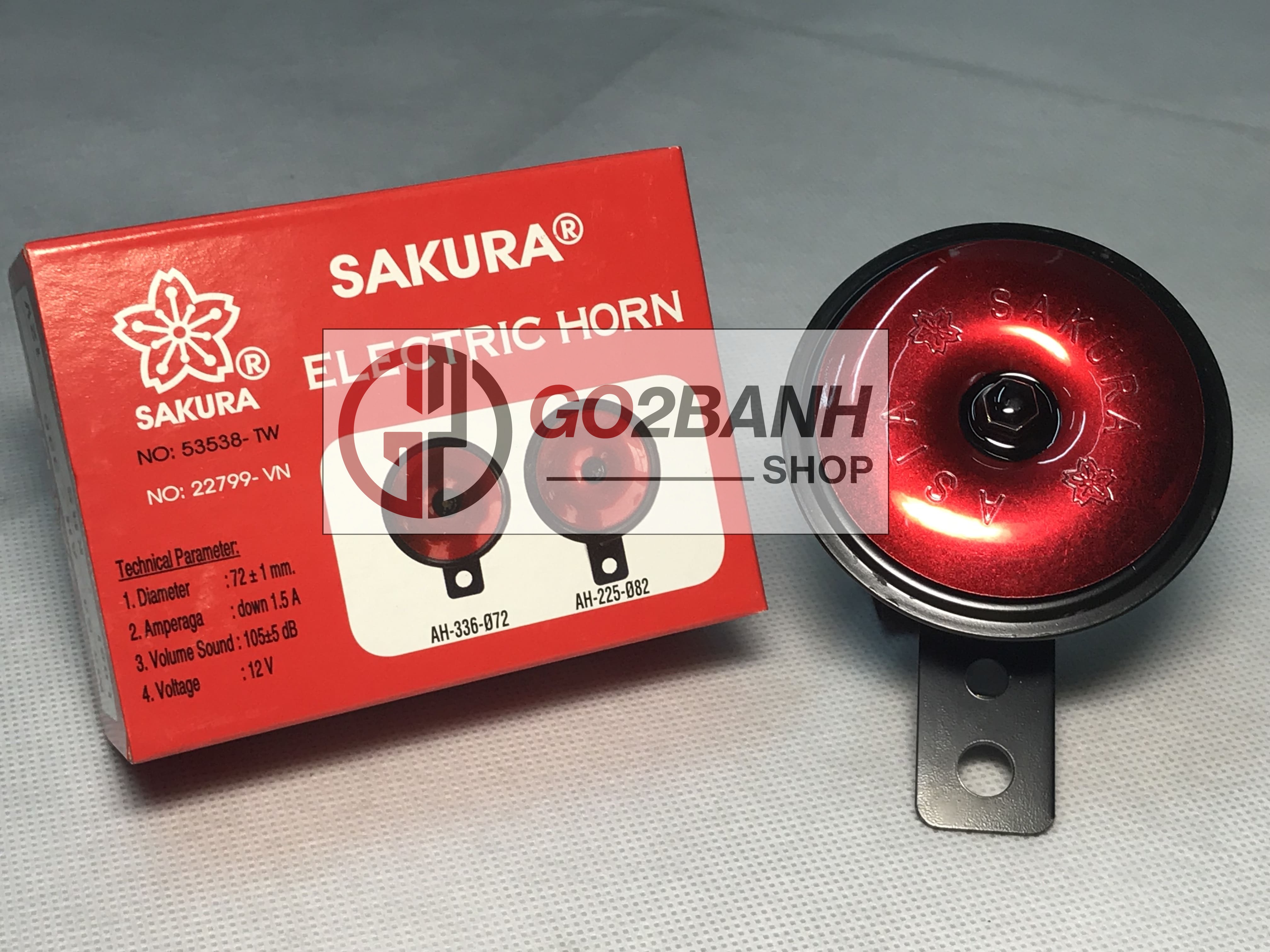 Kèn xe máy Sakura chất lượng cao