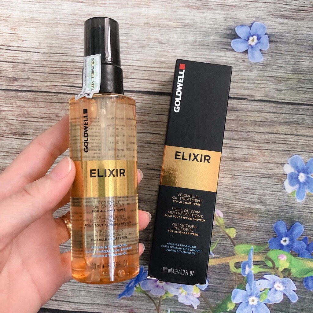 Tinh dầu bóng dưỡng tóc đa năng goldwell elixir 100ml