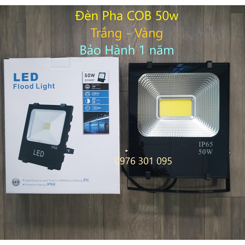 [FSW Bảo Hành 2 năm] Đèn led PHA siêu sáng đủ wat [COB] siêu sáng