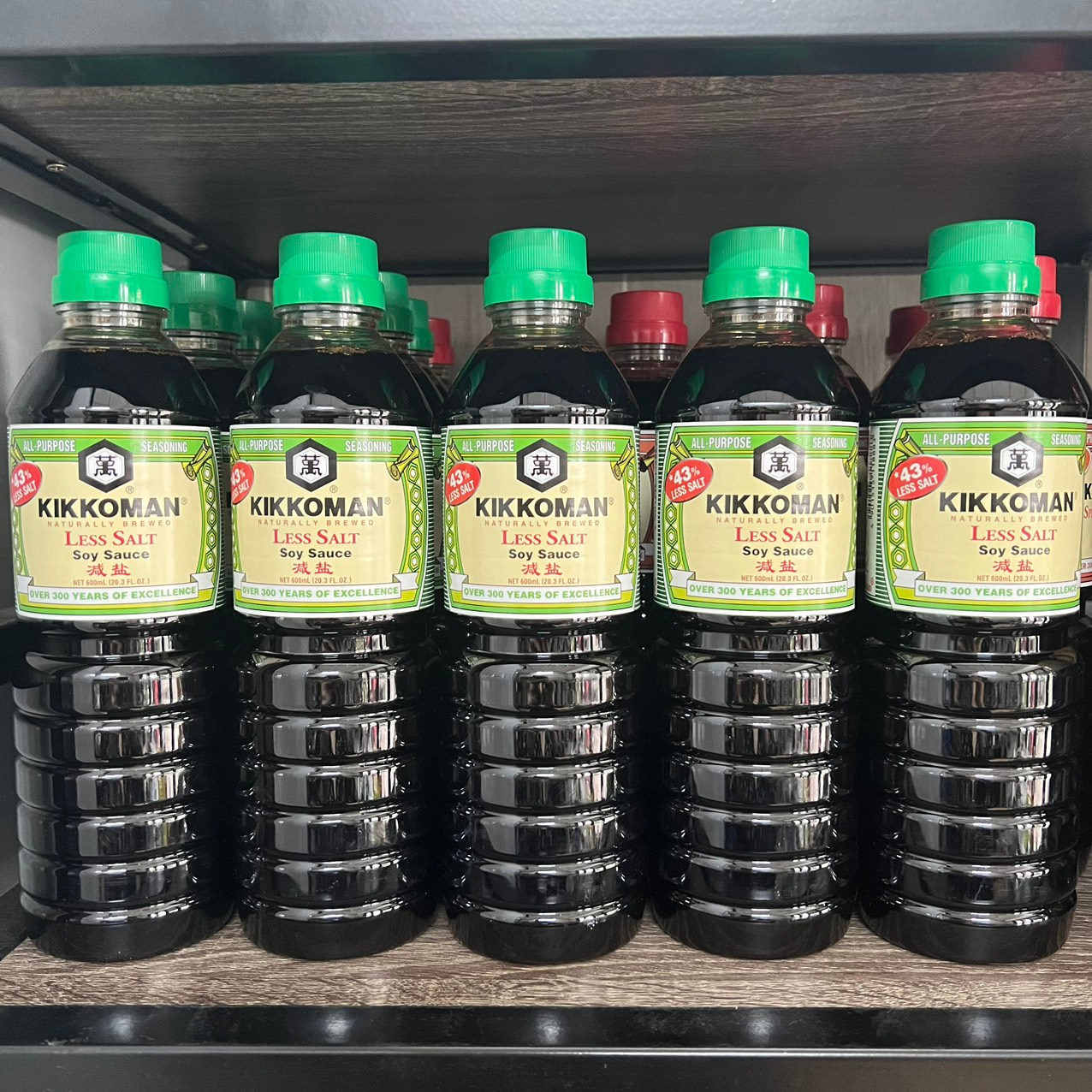 Nước Tương Kikkoman Ít Muối 600ML – Không Chất Bảo Quản – Vị Ngon Nhật Bản