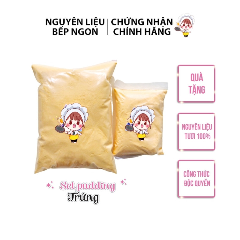 PUDDING TRỨNG THƠM NGON - NGUYÊN LIỆU BẾP NGON