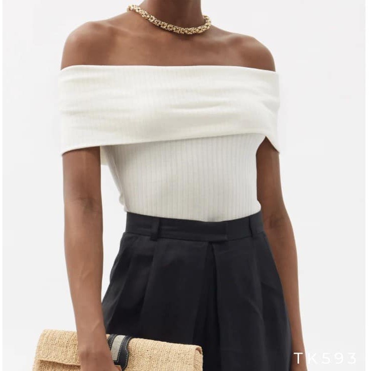 Áo Crop Thun Trễ Vai hottrend hiện nay