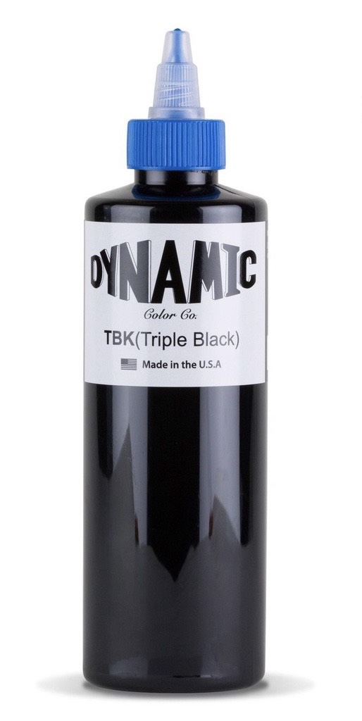 Mực xăm Dynamic Black TBK 8oz hàng chính hãng