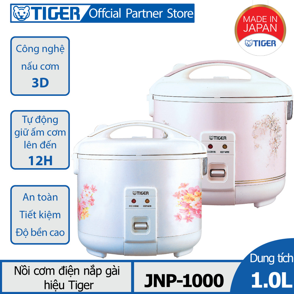 [Trả góp 0%]Nồi cơm điện Tiger JNP-1000 (1.0L)