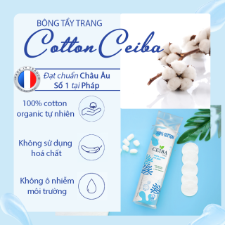 Bông Tẩy Trang Ceiba Tree 100% Cotton Pads 80 Miếng 140 Miếng thumbnail