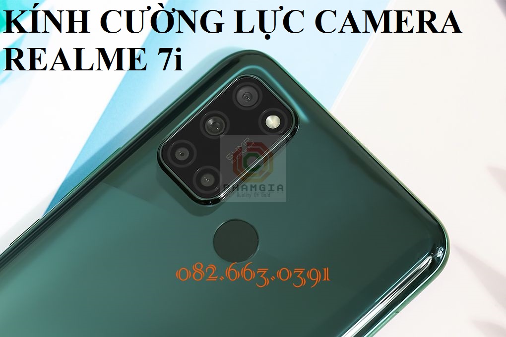 (Mua 1 tặng 1)Dán cường lực camera Realme 7i siêu đẹp