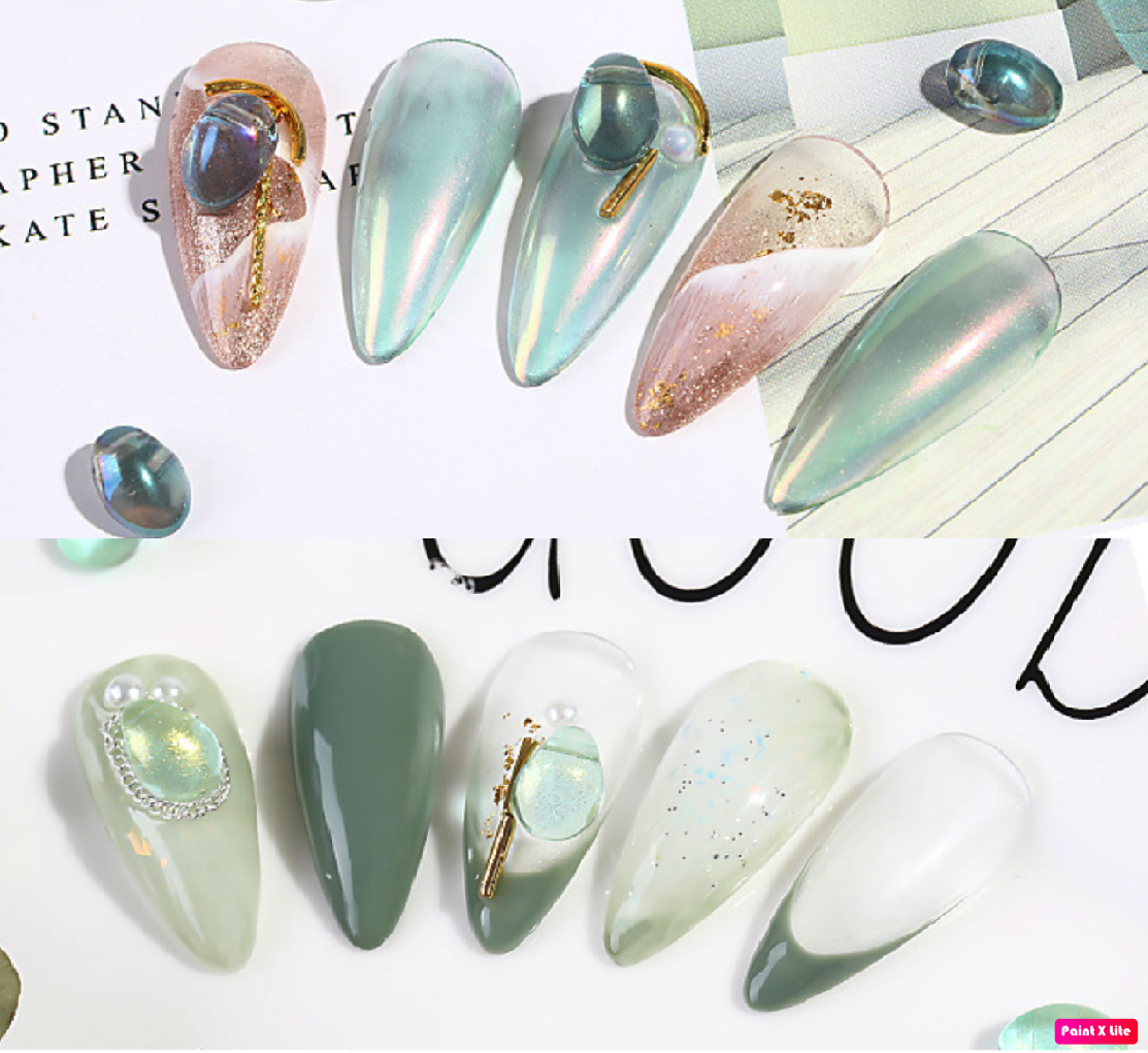 Đá Giọt Nước Trang Trí Móng Siêu Đẹp