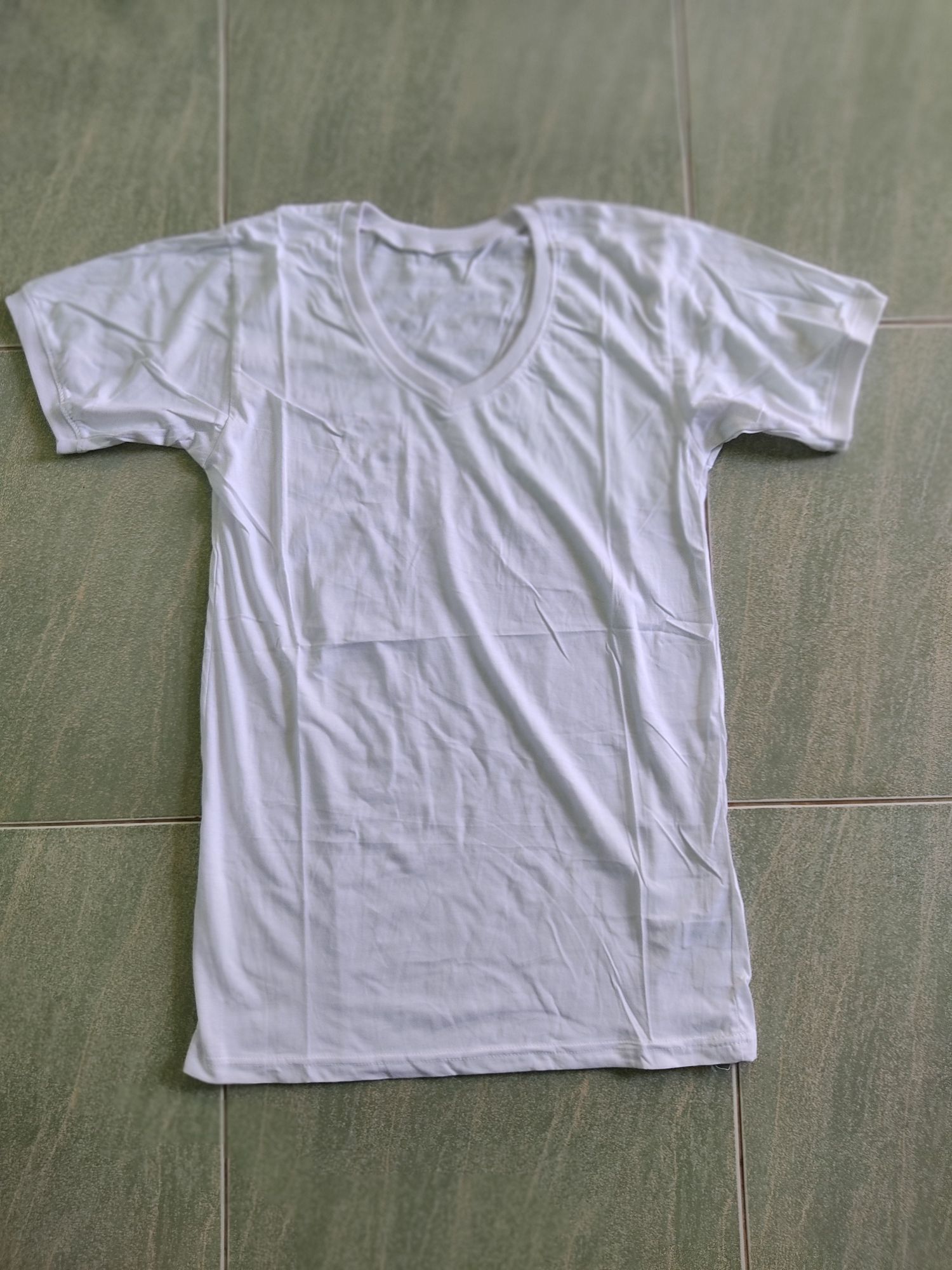Combo of 10 White Turtleneck T-Shirts