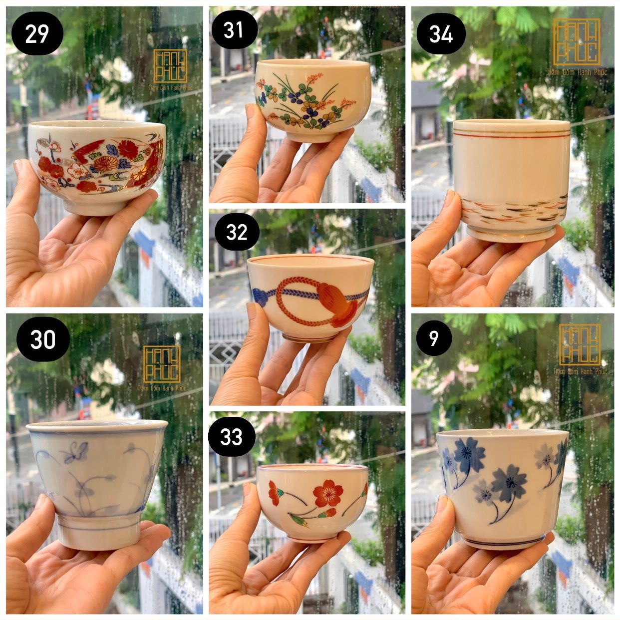 Japanese ceramic cup (20.000đ each)