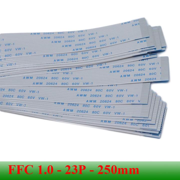 Cable FFC 1.0mm 23 pin dài 250mm AWM 20264