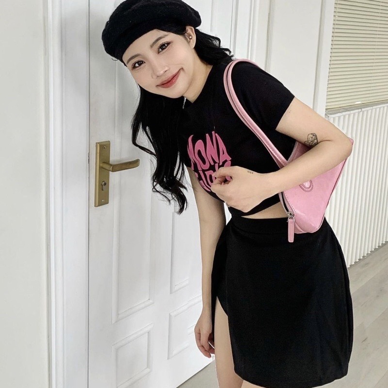 Áo thun croptop Mona Girls A1310