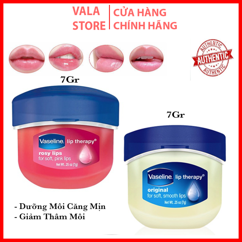 [Chính Hãng] Son Dưỡng Môi Vaseline, Làm Hồng Môi, Giúp Môi Căng bóng Lip Therapy Rosy Lip (7g) nhập khẩu