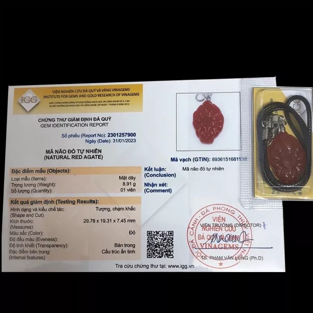 Dây chuyền phong thủy mặt hồ ly chúa