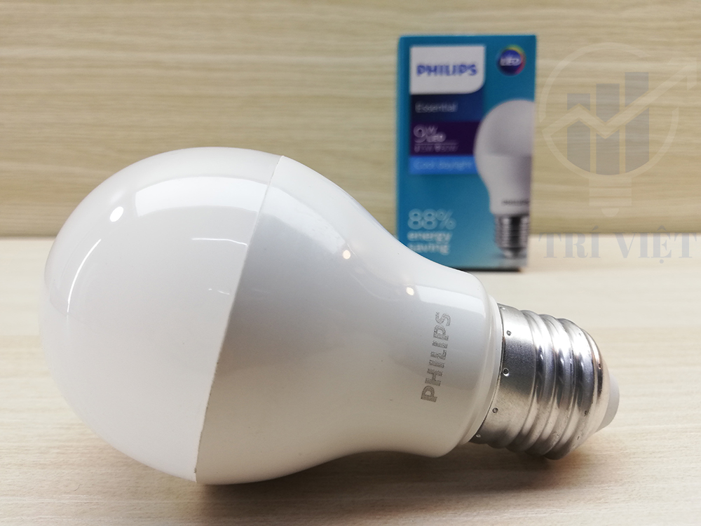 Combo 12 Đèn Led Philips 9W (Ánh sáng trắng - Ánh sáng ấm)