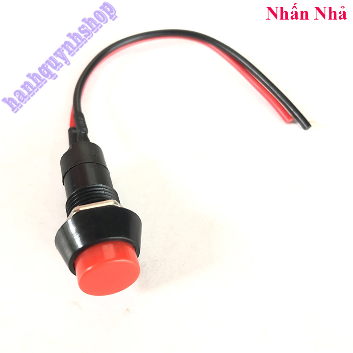 Công tắc nhấn nhả - on/off đa năng hàn sẵn dây nối