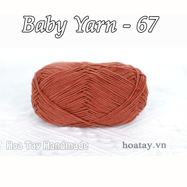 Len Baby Yarn đan móc trang phục, phụ kiện cho bé.