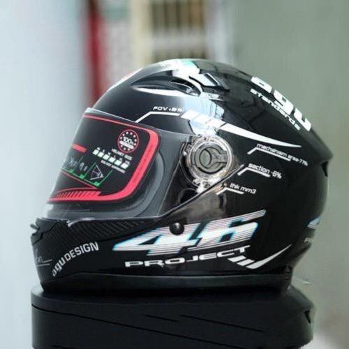 Nón Fullface chính hãng AGU tem 46 trắng