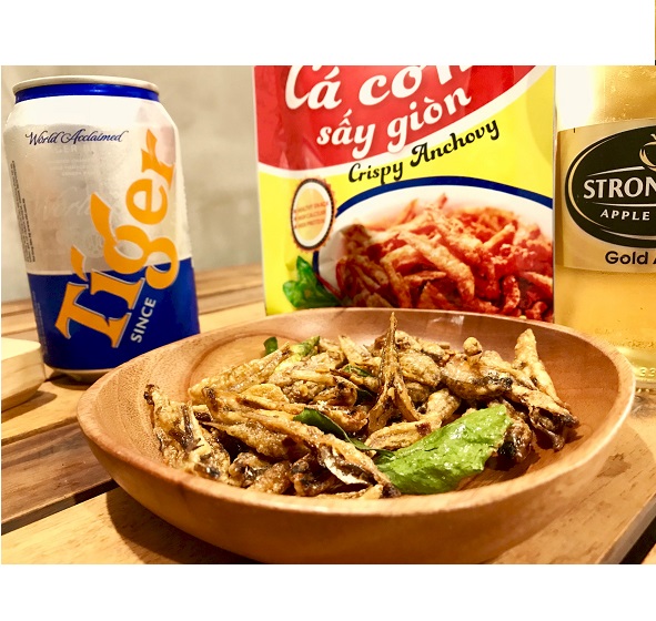Cá cơm sấy lá chanh ăn liền (Hũ 130g) Mailey