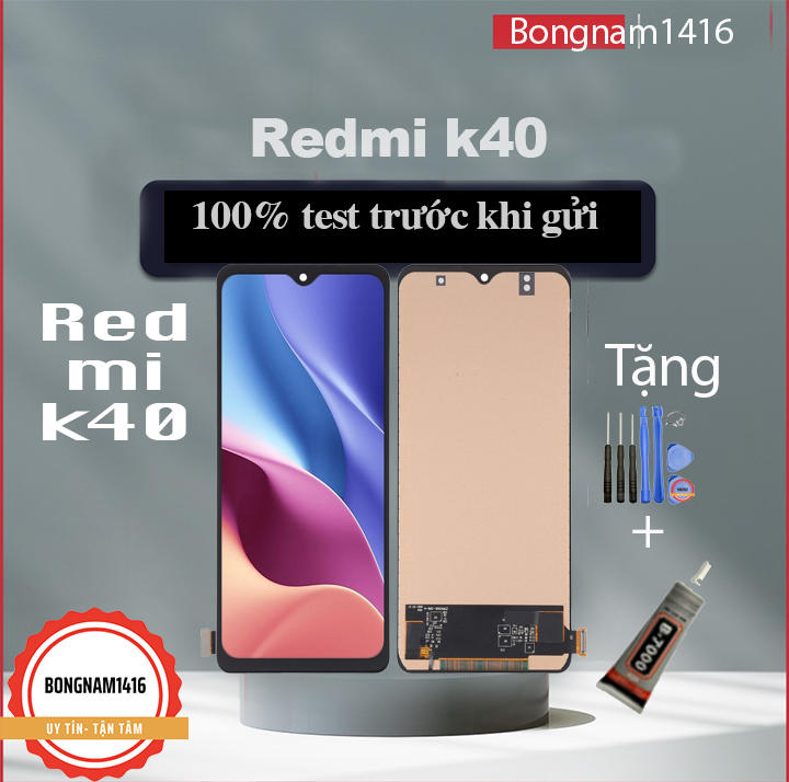 Màn hình xiaomi redmi k40 / redmi k40 pro / black shark 4 / black shark 4s / black shark 4s pro / mi 11i / mi 11x / mi 11x pro / poco f3 / poco f3 pro tặng bộ sửa và keo dán b7000.