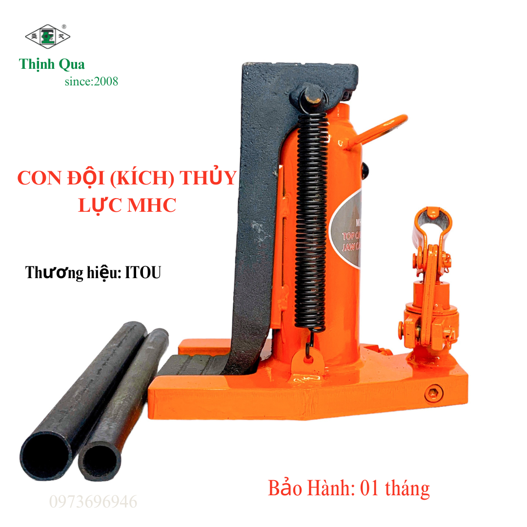 CON ĐỘI (KÍCH) THỦY LỰC MHC - 5 TẤN  (TẢI TRỌNG MÓC 2.5 TẤN )