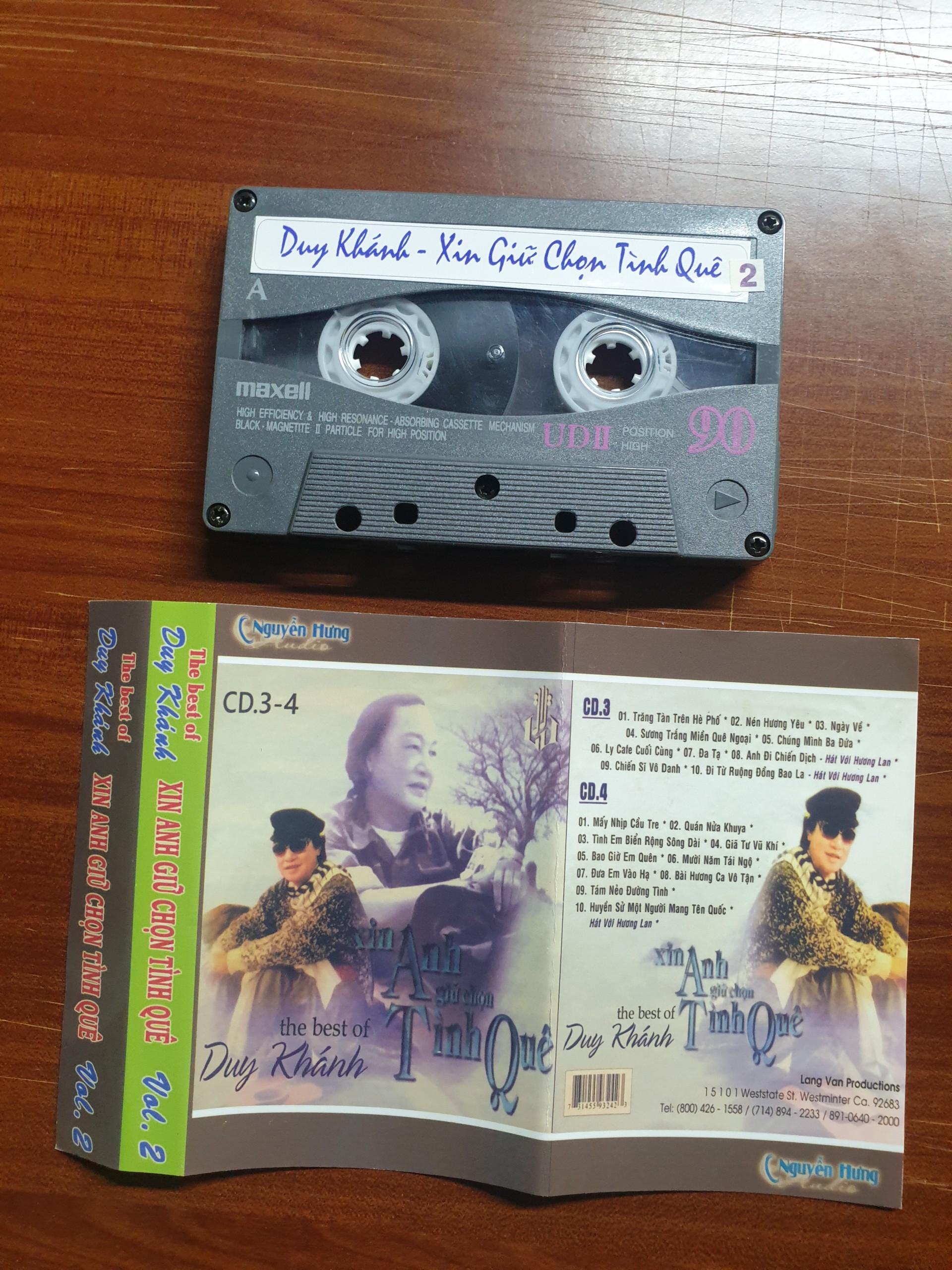 BĂNG CASSETTE combo NGỌC LAN - DUY KHÁNH