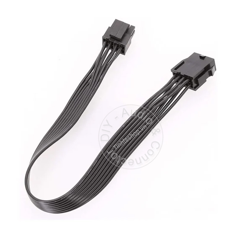 Cáp nối dài nguồn 8pin CPU 4+4 - Dây nguồn 8pin CPU 1 đầu đực 1 đầu cái