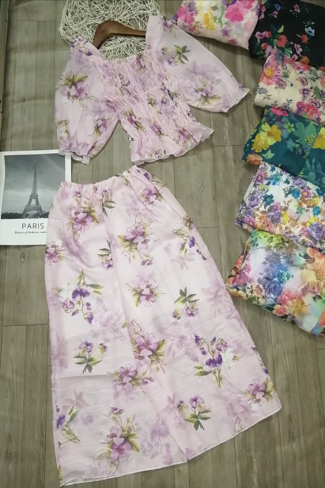 [HCM]Sét tiểu thư hoa voan Thái