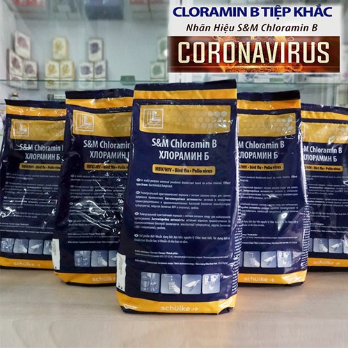 BỘT KHỬ KHUẨN CLORAMIN B 25% - 1KG [Hàng nhập khẩu SÉC]