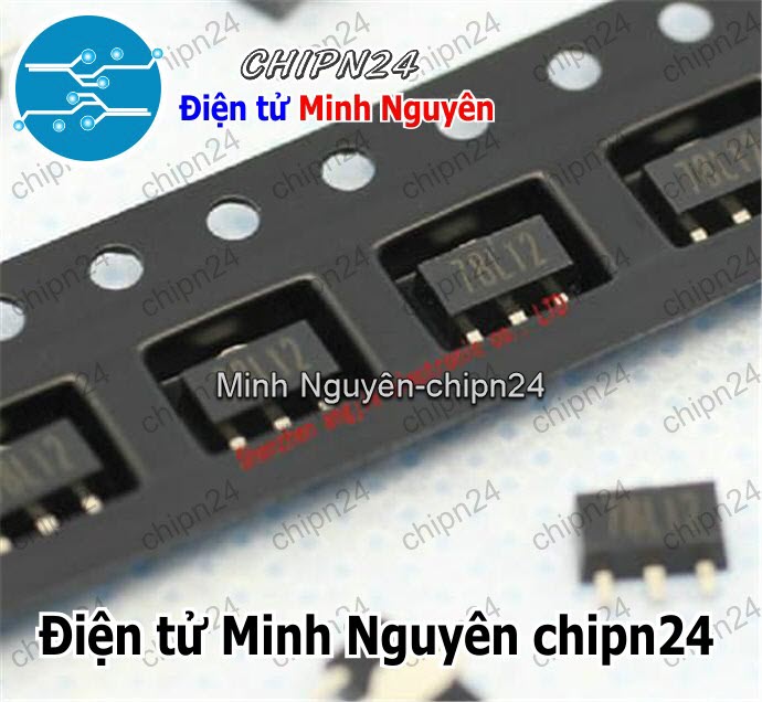 [5 con] (SOP) IC Dán 78L12 SOT-89 (SMD) (7812 12V 100mA) - HH001357