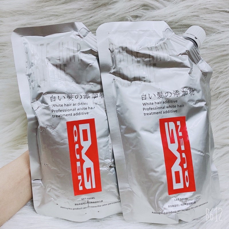 Kem trợ nhuộm phủ bạc không hại tóc DVG chính hãng 500ml