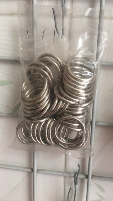 Khoen tròn inox size 3cm ( Túi 100 cái )