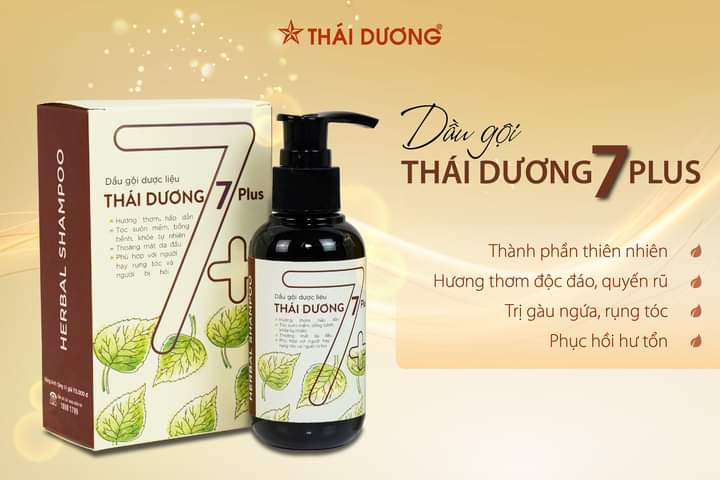 [HCM]Dầu gội dược liệu Thái Dương 7Plus (chai 250ml)