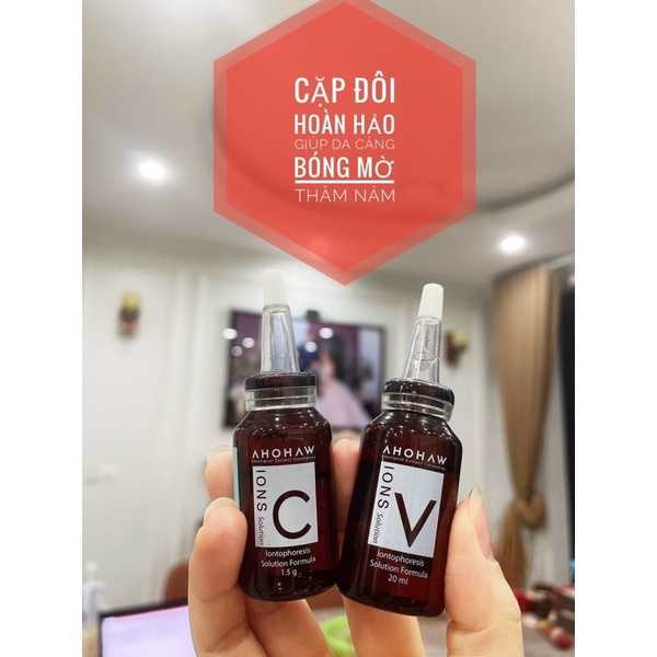 Hộp 20 lọ tế bào gốc Ahohaw IONS V Solution