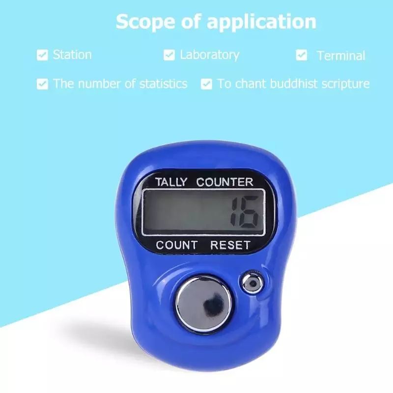 Máy bấm số điện tử cầm tay (máy đếm số niệm phật)
