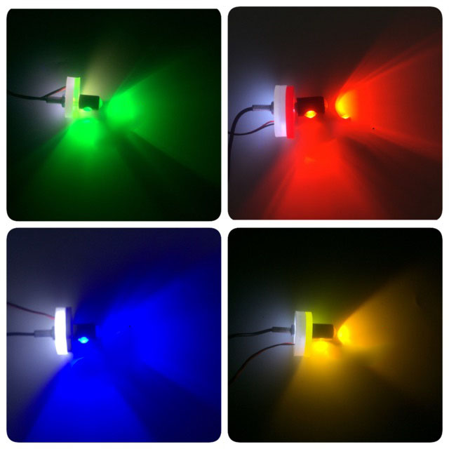 Đèn Led Xi Nhan 2 tầng Siêu Sáng Đẹp cho xe máy Exciter - ĐỎ