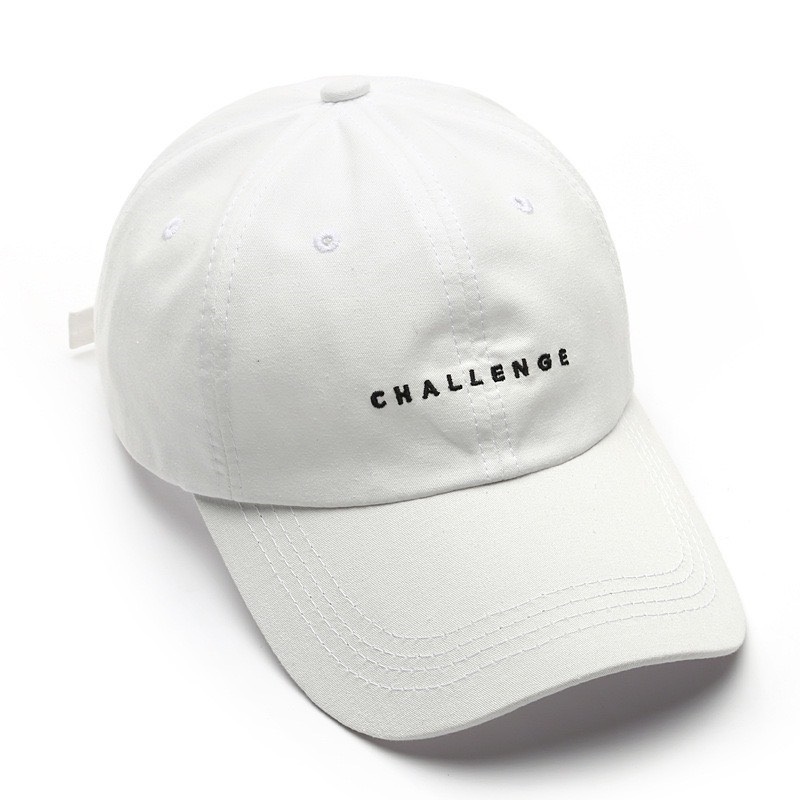 Mũ Lưỡi Trai CHALLENGE Phong Cách Nón Lưỡi Trai Dadhat Hàn Quốc Form Mềm Chất Vải Cotton Thoáng Mát Nhiều Màu Hot Trend