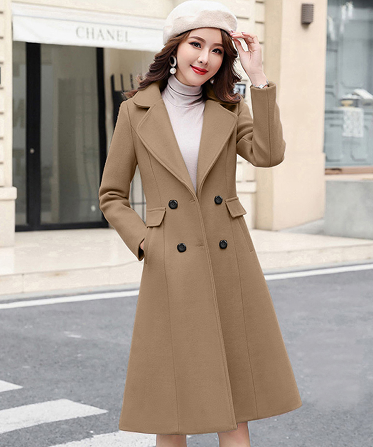 Áo khoác dạ cổ vest 4 nút