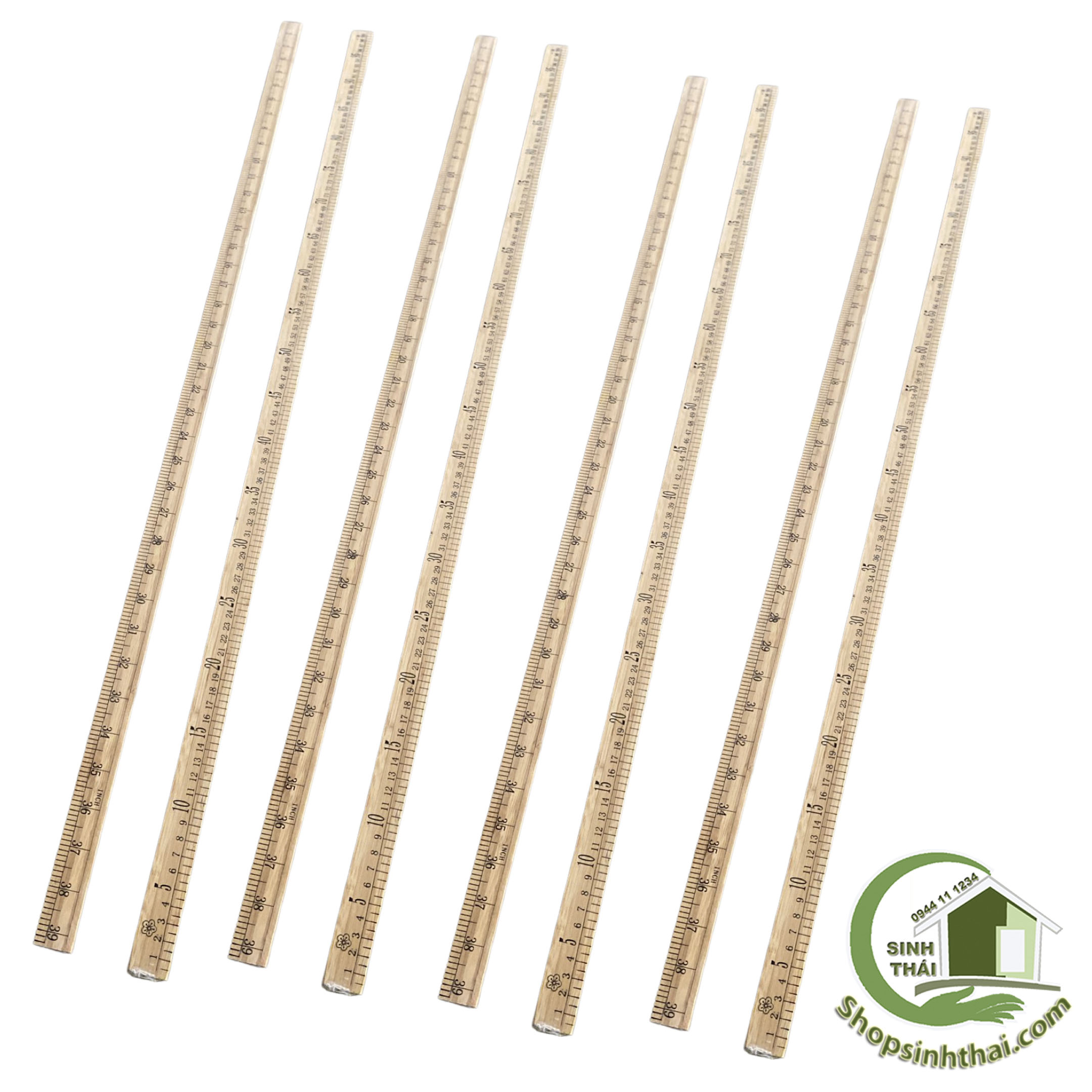 [HCM]Thước gỗ đo mm thước dài 1 mét ( 100cm )