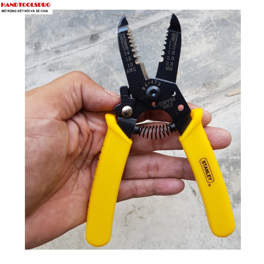 Kìm tước dây điện Stanley 84-475