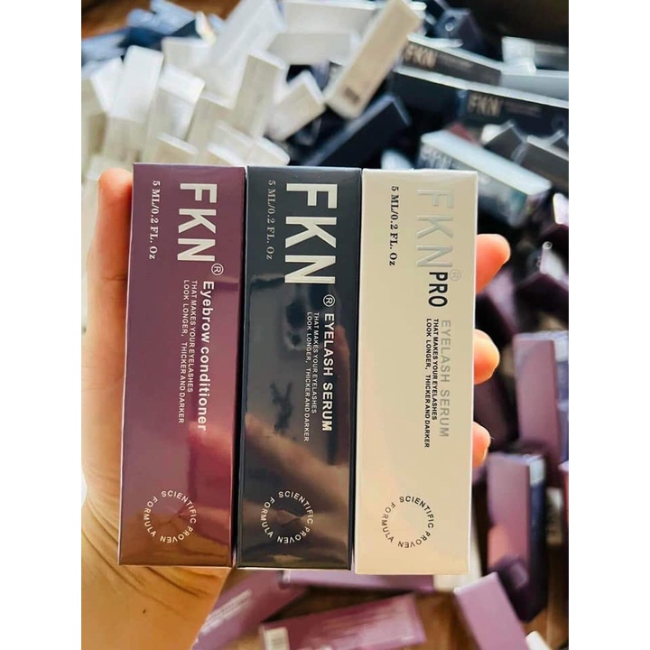 COMBO DƯỠNG MI MÀY NGÀY ĐÊM FKN - 5ML