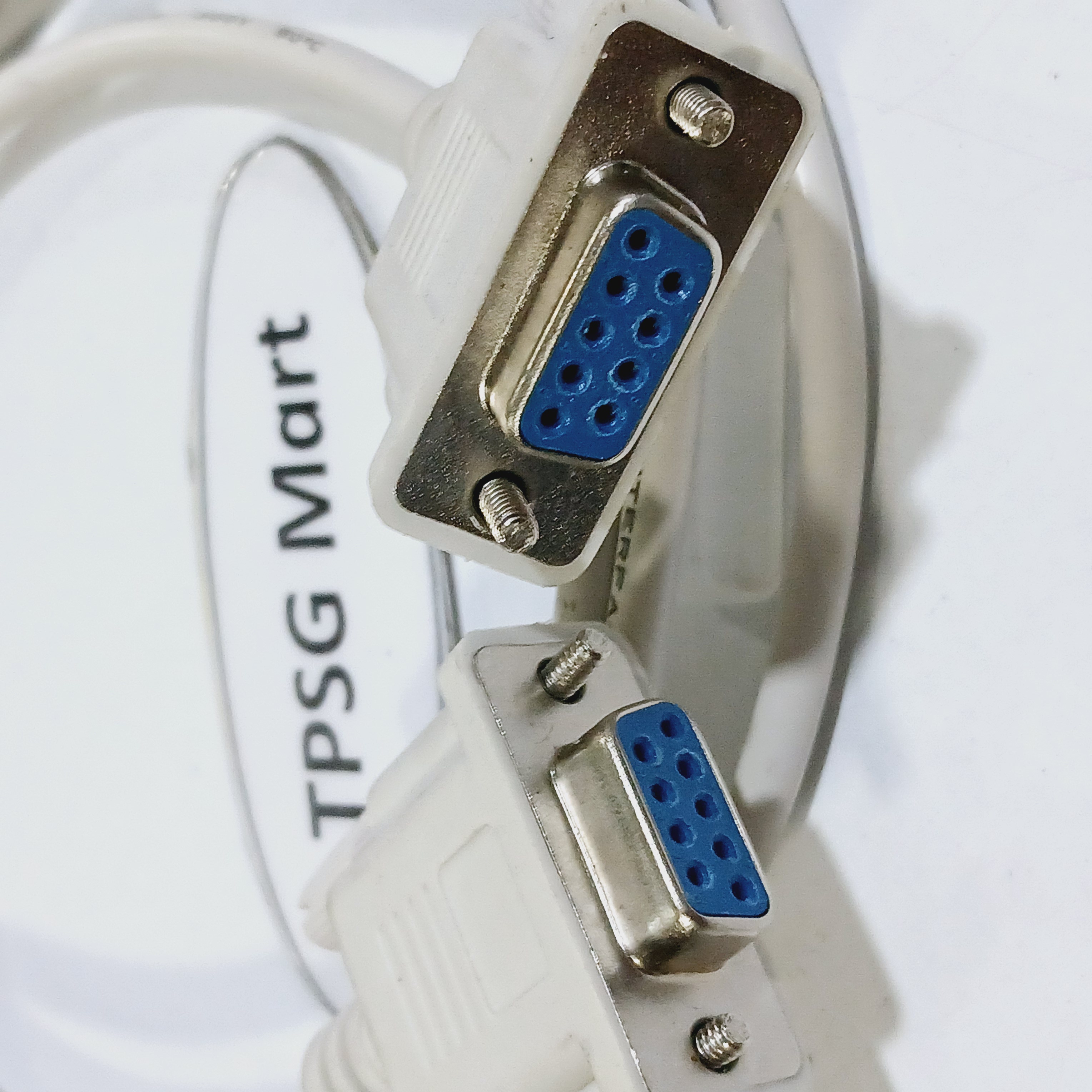 Cáp Link Com 9 (DB9): Cáp 2 đầu Com 9 Kim Đực (DB9M) / Cáp 2 đầu Com 9 Lổ Cái (DB9F) dài 1.45m