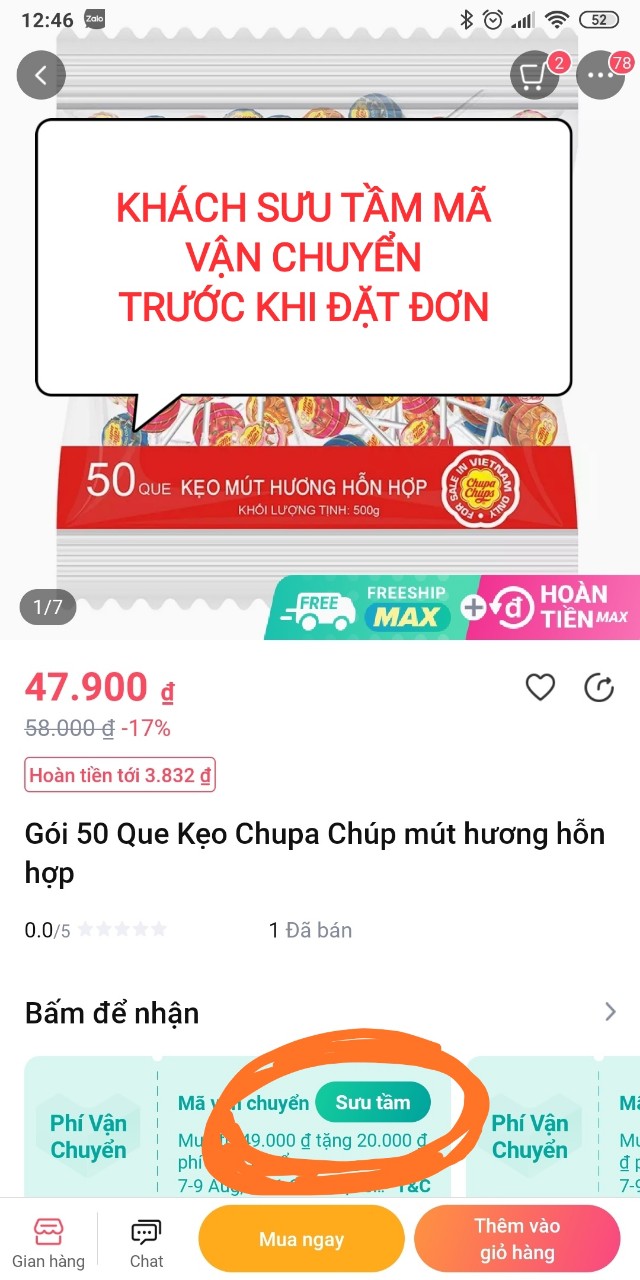 Combo 8 thỏi kẹo Golia Active Plus bạc hà thơm mát